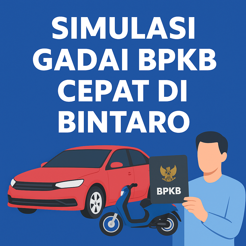 Simulasi gadai BPKB kendaraan cepat dan mudah di Bintaro tahun 2025
