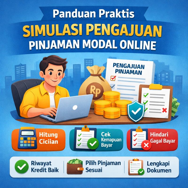 panduan menghitung cicilan pinjaman modal online