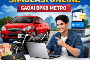 perhitungan cicilan gadai bpkb motor dan mobil di metro