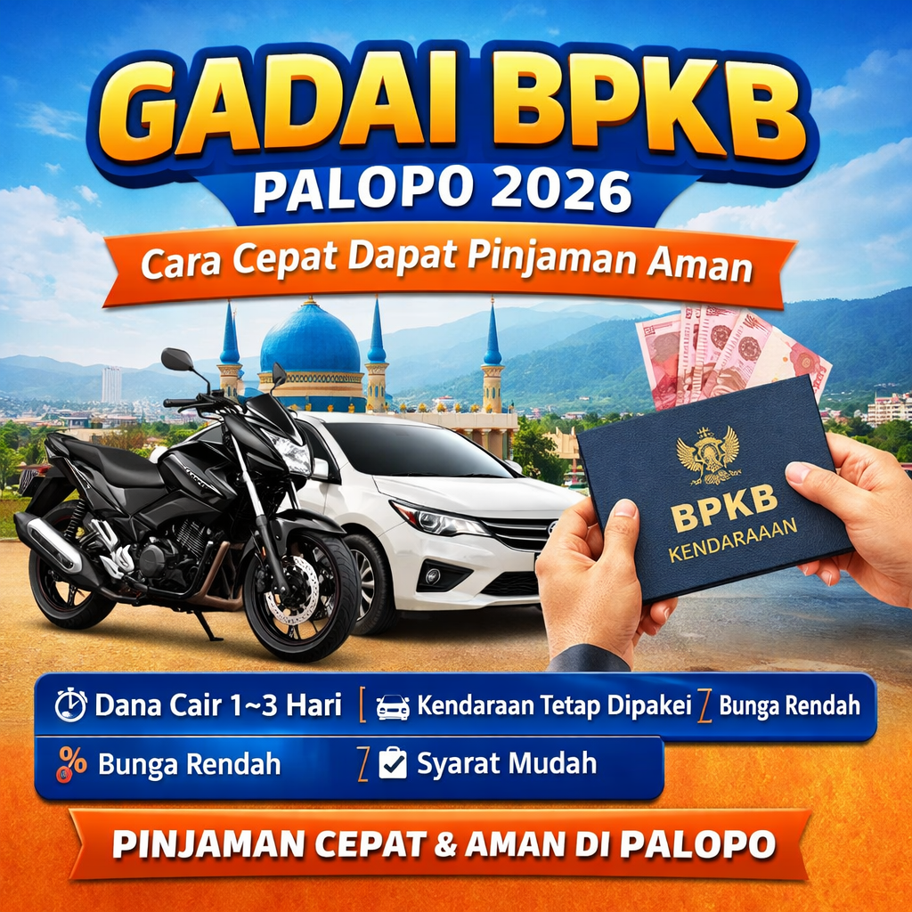 pinjaman jaminan BPKB motor mobil Palopo