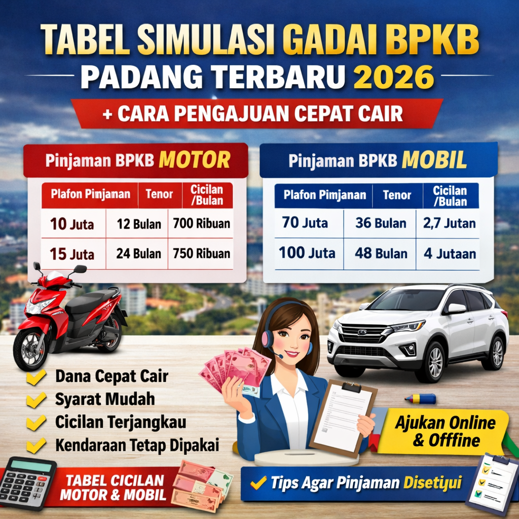 ilustrasi pengajuan pinjaman BPKB online