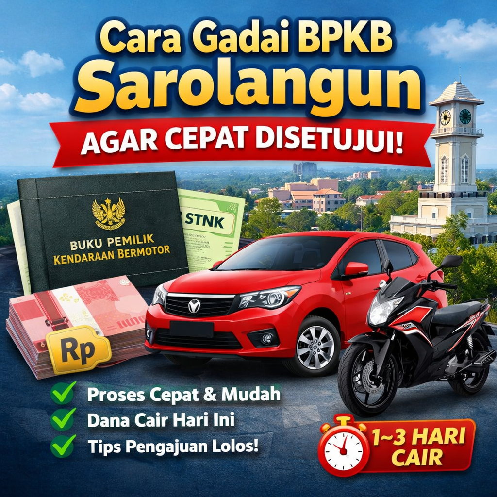 gadai bpkb sarolangun cepat cair