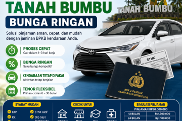 gadai bpkb tanah bumbu bunga ringan