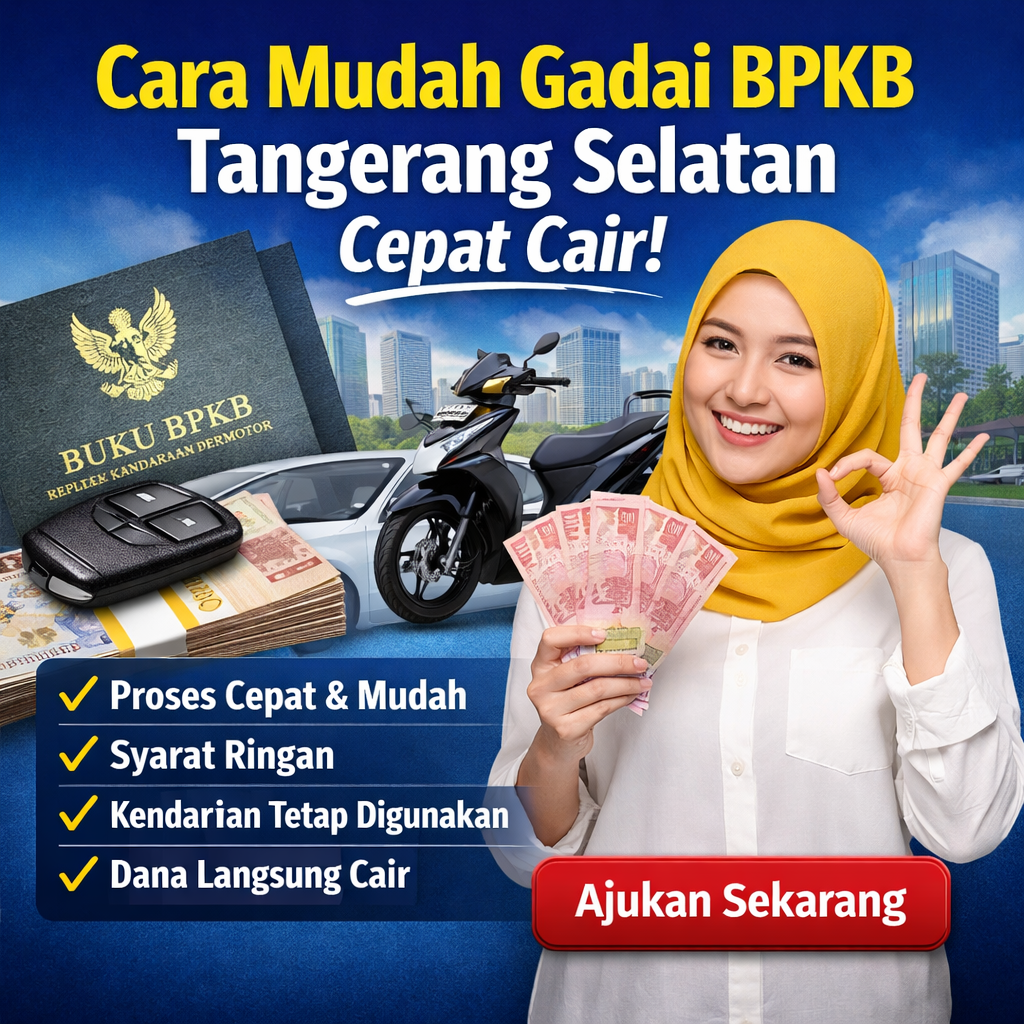 gadai BPKB Tangerang Selatan cepat cair