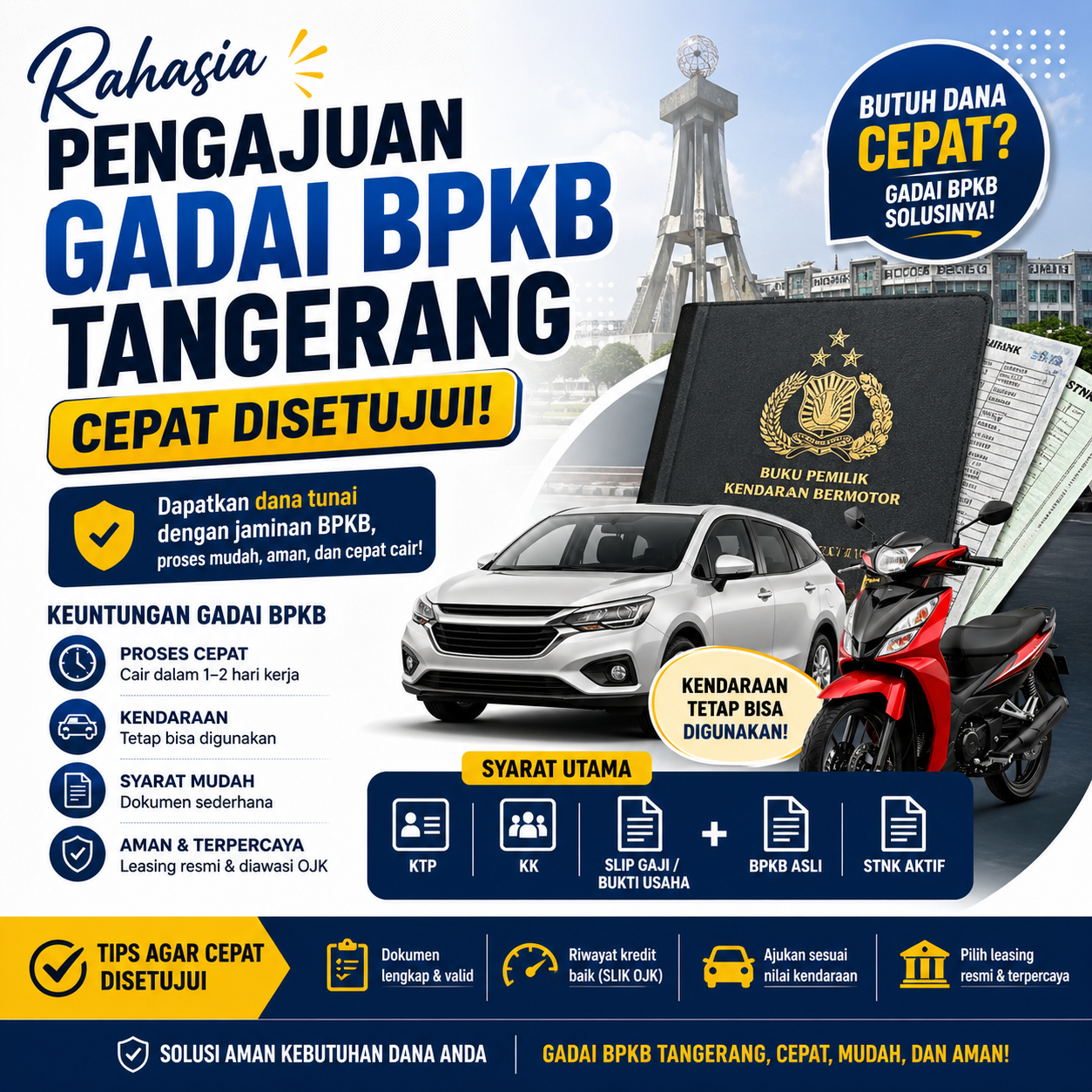 gadai bpkb tangerang cepat cair