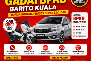 Dana Tunai Gadai BPKB Barito Kuala Bunga Ringan