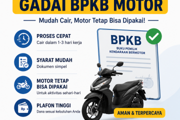 pinjaman dana tunai gadai bpkb motor mudah cair