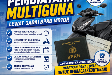 Pembiayaan multiguna lewat gadai BPKB motor cepat cair