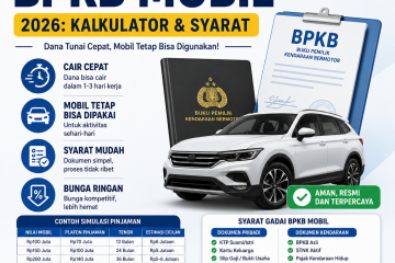 Simulasi gadai BPKB mobil 2026 dengan kalkulator cicilan dan syarat pinjaman